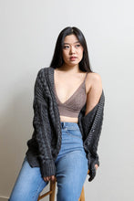 Load image into Gallery viewer, Waistband lace mocha brami with lightweight loop cami design.