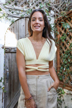 Load image into Gallery viewer, Multiple Ways Convertible Bralette Top XS/S / Butter
