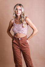 Load image into Gallery viewer, Whimsical Boucle Brami Bralette Rose
