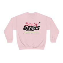 Load image into Gallery viewer, Beauty Geeks Logo Unisex Heavy Blend™ Crewneck Sweatshirt