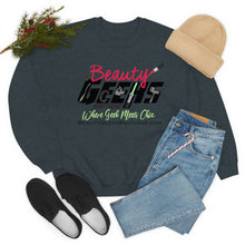Load image into Gallery viewer, Beauty Geeks Logo Unisex Heavy Blend™ Crewneck Sweatshirt