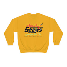Load image into Gallery viewer, Beauty Geeks Logo Unisex Heavy Blend™ Crewneck Sweatshirt