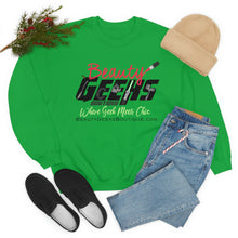 Load image into Gallery viewer, Beauty Geeks Logo Unisex Heavy Blend™ Crewneck Sweatshirt