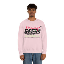 Load image into Gallery viewer, Beauty Geeks Logo Unisex Heavy Blend™ Crewneck Sweatshirt