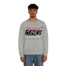 Load image into Gallery viewer, Beauty Geeks Logo Unisex Heavy Blend™ Crewneck Sweatshirt