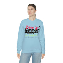 Load image into Gallery viewer, Beauty Geeks Logo Unisex Heavy Blend™ Crewneck Sweatshirt
