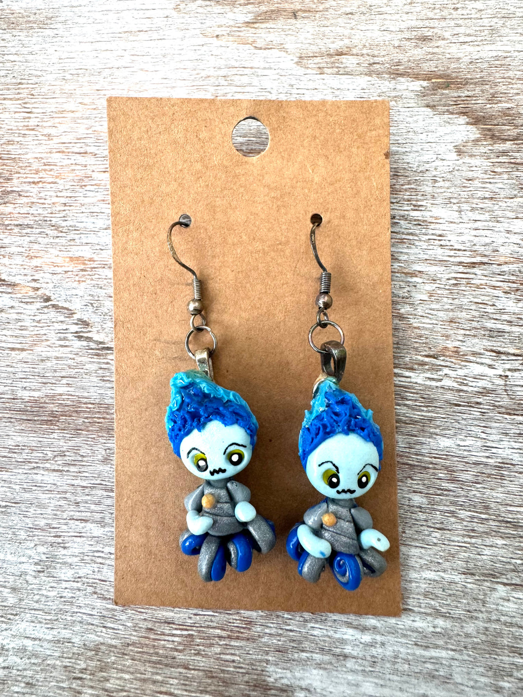 Two Thumbs Way Up Clay Earrings