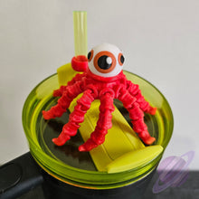 Load image into Gallery viewer, OCELLOUS ALIEN-3D PRINTED STRAW BUDDY
