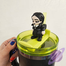 Load image into Gallery viewer, CREEPY GIRL-3D PRINTED STRAW BUDDY
