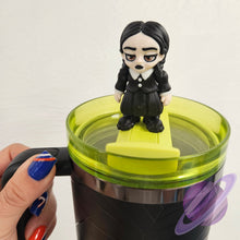 Load image into Gallery viewer, CREEPY GIRL-3D PRINTED STRAW BUDDY
