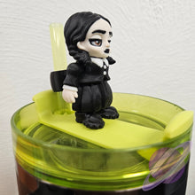 Load image into Gallery viewer, CREEPY GIRL-3D PRINTED STRAW BUDDY
