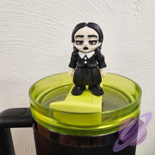 Load image into Gallery viewer, CREEPY GIRL-3D PRINTED STRAW BUDDY
