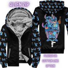 Load image into Gallery viewer, ALIEN ZIP- FLEECE/COTTON LINED JACKETS RUN 12 PREORDER CLOSING 11/29
