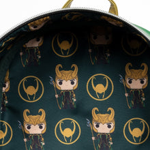 Load image into Gallery viewer, Avengers Loki with Scepter Pop! by Loungefly Mini-Backpack Backpack
