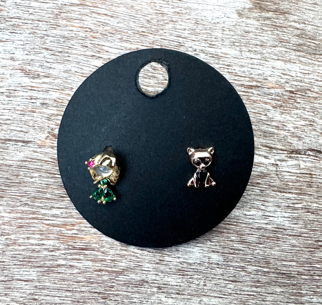 Bear Princess Studs