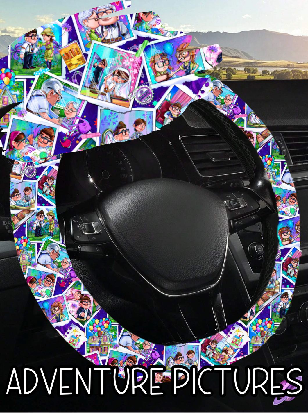 Adventure Pictures - Steering Wheel Cover Roud 7 - Preorder Closes 3/1