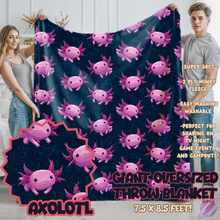 Load image into Gallery viewer, AXOLOTL-OVERSIZED THROW 14-PREORDER CLOSING 10/8
