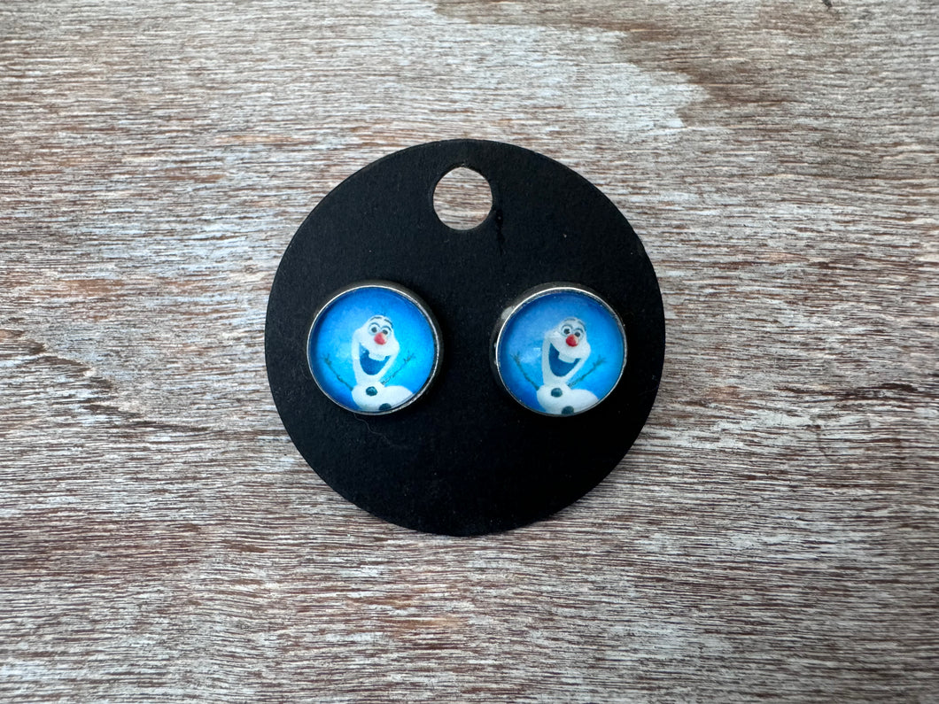 Dancing Snowman Studs (2 styles)