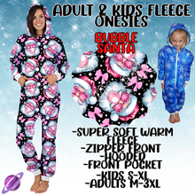 Load image into Gallery viewer, BUBBLE SANTA - ADULT &amp; KIDS FLEECE ONESIES CLOSING 9/28
