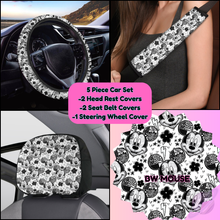 Load image into Gallery viewer, 5 PIECE CAR SET-BW MOUSE-PREORDER CLOSING 9/5
