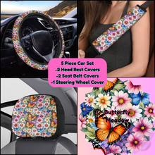 Load image into Gallery viewer, 5 PIECE CAR SET-BUTTERFLY MEADOW-PREORDER CLOSING 9/5
