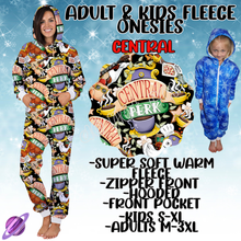 Load image into Gallery viewer, CENTRAL - ADULT &amp; KIDS FLEECE ONESIES CLOSING 9/28
