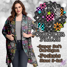 Load image into Gallery viewer, CHECKER PEACE-BATCH 119-CARDIGAN-PREORDER CLOSING 9/19
