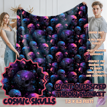 Load image into Gallery viewer, COSMIC SKULLS-OVERSIZED THROW 14-PREORDER CLOSING 10/8

