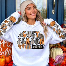Load image into Gallery viewer, BATCH 115-COZY SEASON-SWEATSHIRT W/ SLEEVE PRINT
