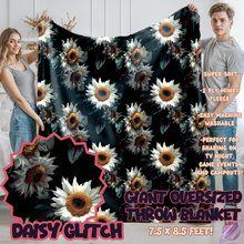 Load image into Gallery viewer, DAISY GLITCH-OVERSIZED THROW 14-PREORDER CLOSING 10/8
