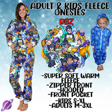 Load image into Gallery viewer, DBZ - ADULT &amp; KIDS FLEECE ONESIES CLOSING 9/28
