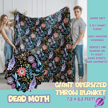 Load image into Gallery viewer, DEAD MOTH - OVERSIZED THROW BLANKET 11 - PREORDER CLOSING 2/2
