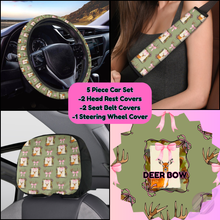 Load image into Gallery viewer, 5 PIECE CAR SET-DEER BOW-PREORDER CLOSING 9/5
