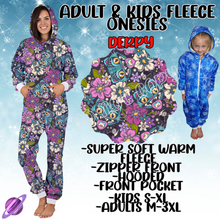 Load image into Gallery viewer, DERPY - ADULT &amp; KIDS FLEECE ONESIES CLOSING 9/28
