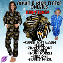 Load image into Gallery viewer, DISPATCHER - ADULT &amp; KIDS FLEECE ONESIES CLOSING 9/28
