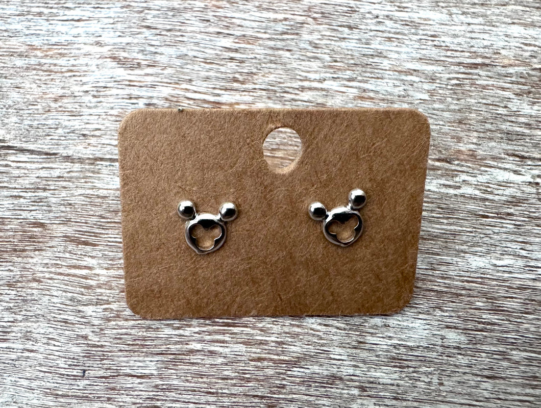 Miniture Mouse Studs (2 Styles)