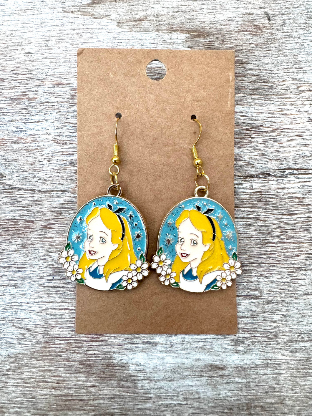 Wonderful Girl Enamel Earrings