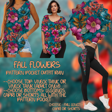 Load image into Gallery viewer, FALL FLOWERS - PATTERN POCKET OUTFIT RUN 14 CLOSING 10/4
