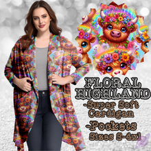 Load image into Gallery viewer, FLORAL HIGHLAND-BATCH 119-CARDIGAN-PREORDER CLOSING 9/19
