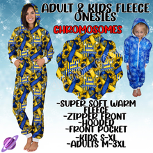 Load image into Gallery viewer, FLORAL CHROMOSOMES - ADULT &amp; KIDS FLEECE ONESIES CLOSING 9/28
