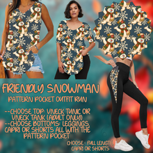Load image into Gallery viewer, FRIENDLY SNOWMAN - PATTERN POCKET OUTFIT RUN 14 CLOSING 10/4
