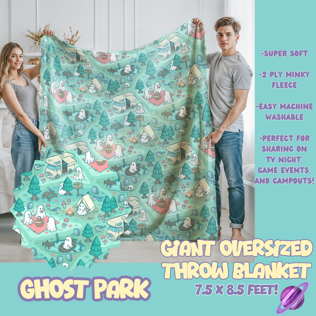 GHOST PARK - OVERSIZED THROW BLANKET 11 - PREORDER CLOSING 2/2