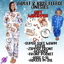 Load image into Gallery viewer, GIFT WRAPPER - ADULT &amp; KIDS FLEECE ONESIES CLOSING 9/28

