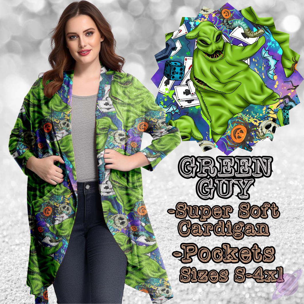GREEN GUY-BATCH 119-CARDIGAN-PREORDER CLOSING 9/19