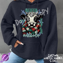 Load image into Gallery viewer, HEIFER COLD - CUSTOM WAFFLE HOODIES PREORDER CLOSING 9/30
