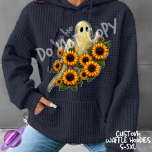 Load image into Gallery viewer, HEY BOO - CUSTOM WAFFLE HOODIES PREORDER CLOSING 9/30
