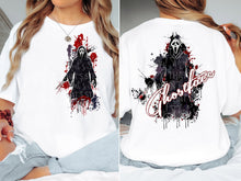 Load image into Gallery viewer, GHOSTFACE SPLATTER DOUBLE SIDED TEE
