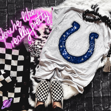 Load image into Gallery viewer, IND SEQUIN FB UNISEX TEE ADULTS/KIDS
