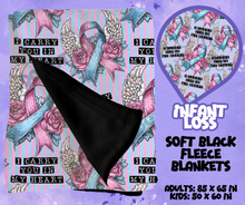 Load image into Gallery viewer, INFANT LOSS - SOFT BLACK FLEECE THROWS RUN 12-PREORDER CLOSING 9/22
