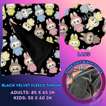 Load image into Gallery viewer, LABS-SOFT BLACK THROW 11-PREORDER CLOSING 7/13
